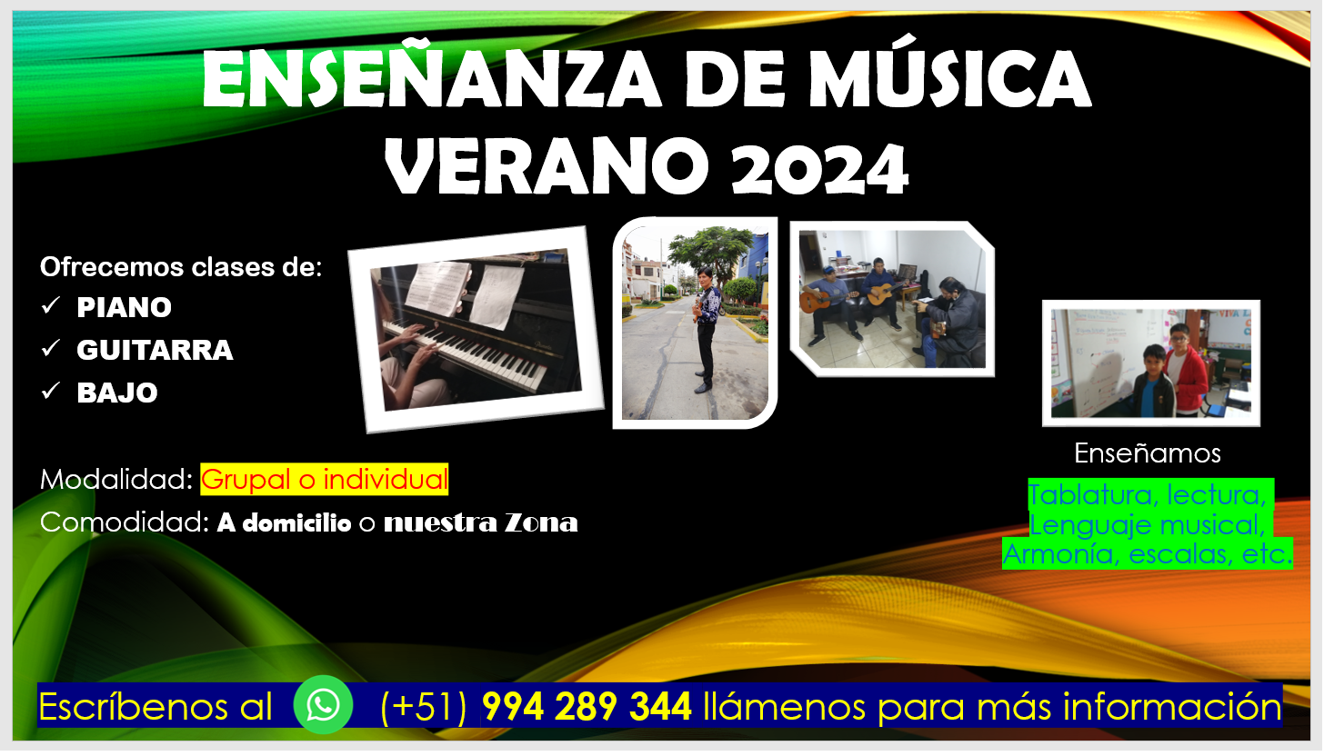 Enseñanza de Música 